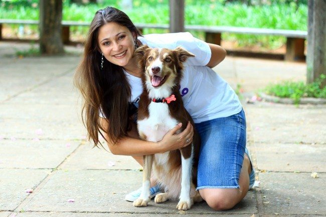 Fernanda Conrado e Catarina - Adestradora Tudo de Cão